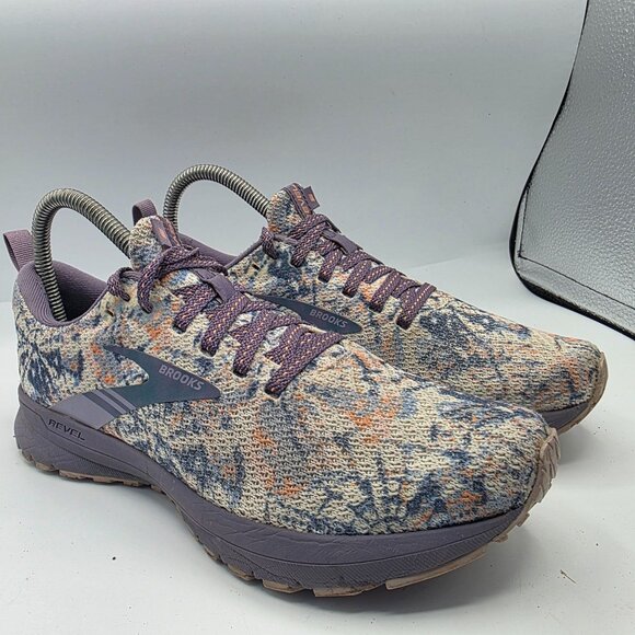 Brooks Revel 5 Womens Size 6.5 Purple Tie Dye Athletic Shoes Running 1203611B164 - Picture 1 of 13